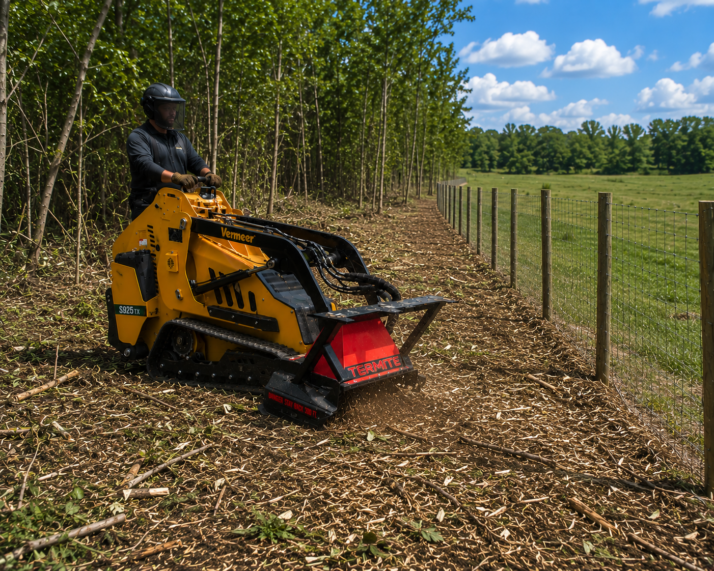 Fence Line Clearing